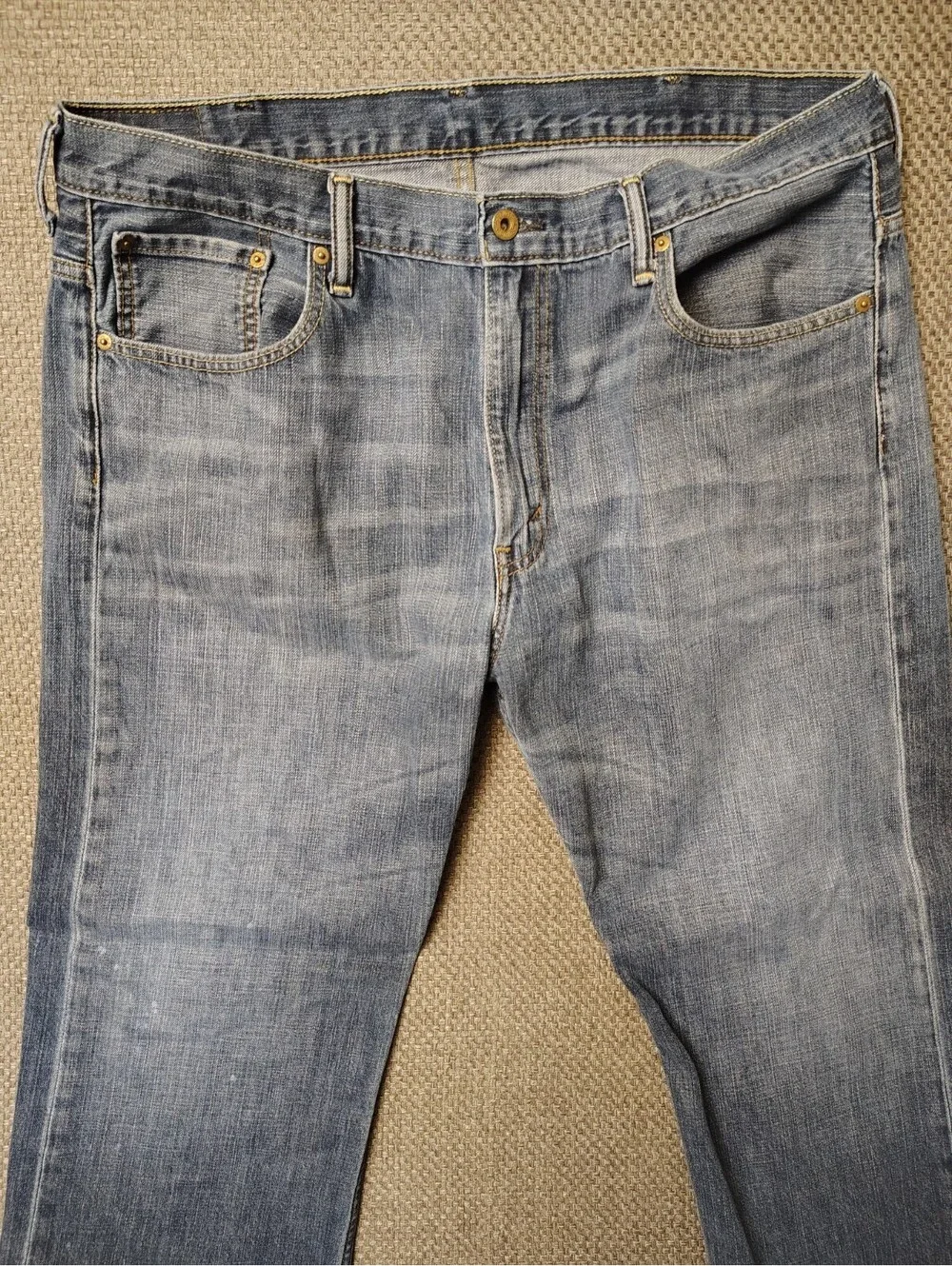 Levis 569 Loose Straight Jeans Mens W38 L30 Blue Medium Wash Denim 00569-0041